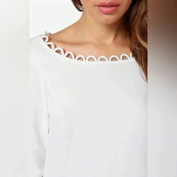 LULU’S ivory/white shift dress in size Small. - Picture 3 of 13